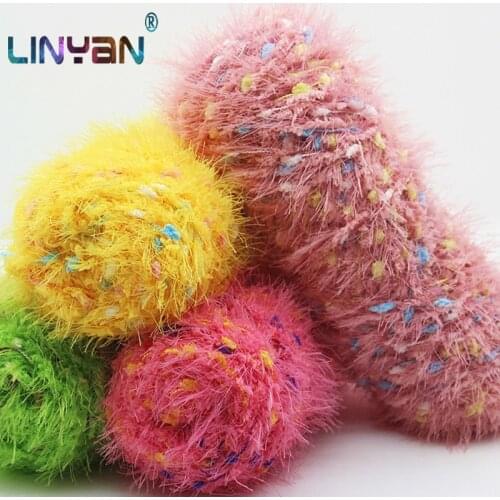 200g /lot Cotton coral fleece thread yarn for knitting & crocheting Hand knitting crochet scarf hat Pearl velvet coral zl35