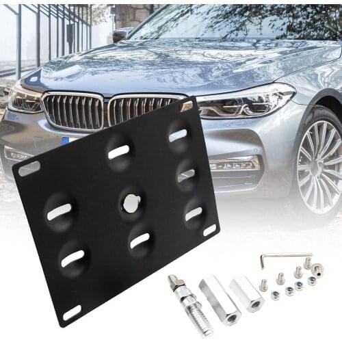 80% HOT SALES!!! Car Front Bumper Tow Hook License Plate Mounting Bracket Holder Suitable for BMW E 1 3 5