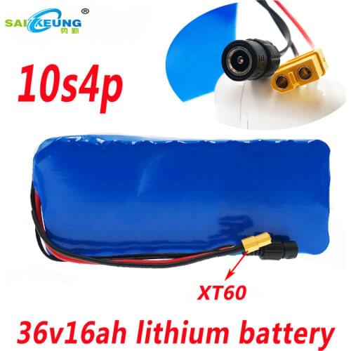 36V Lithium Ion Battery Pack 8AH 10AH 12AH 14AH 16AH 20AH for Electric Bicycle Electric Scooter ,with 2A Charger