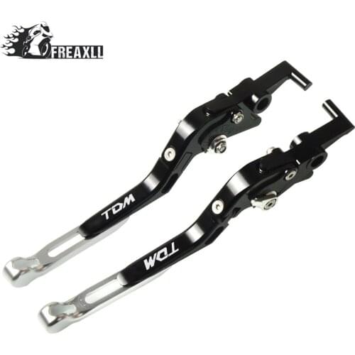CNC Aluminum Motorcycle Motorbike Accessories Handlebar Grips Adjustable Extendable Folding Brake Clutch Lever For YAMAHA TDM