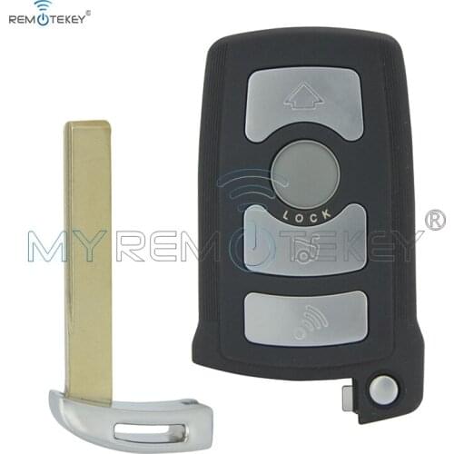 Remtekey Car key CAS1 315mhz for BMW 7series 2002 2003 2004 2005 2006 2007 2008 HU92 4 button LX 8766 S