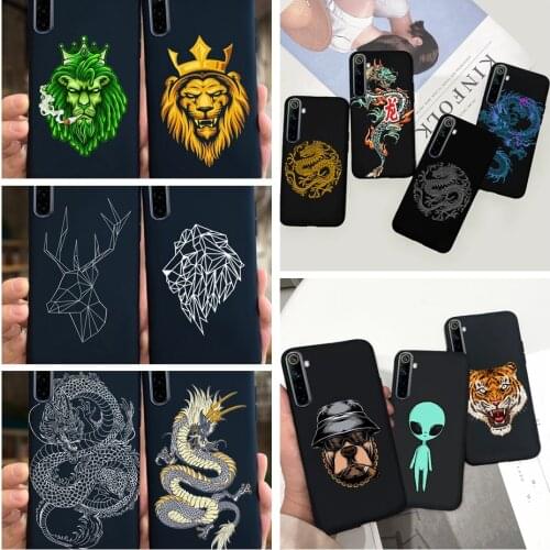 Dragon King Soft Silicone Phone Case For OPPO Realme 5 5i 5s 5 Pro 6 6i 6 Pro 7 7 Pro 7i AnimalBack Cover For Realme 6 Pro 7 Pro