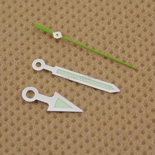 Corgeut watch Hands green seconds Green luminous for eta 2836;8215;DG2813 Automatic mechanical movement mens watch