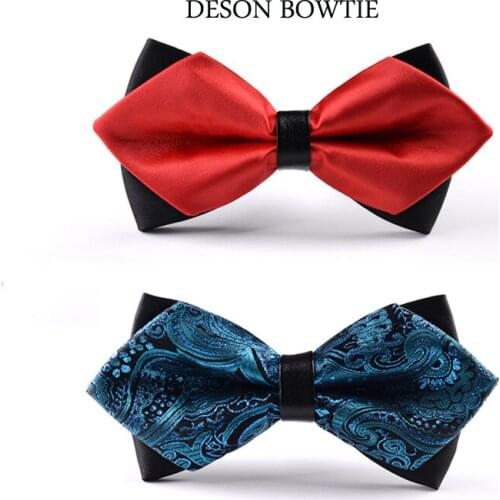 New 2018 Fashion Jacquard Bow Ties For Male Paisley Stripe Classical Bowties Business Suite Wedding Tie Mens Gravatas Tuxedo