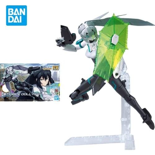Bandai Gundam Model Kit Assemble Figure HGBD:R 1/144 Machine Girl Anime Japanese Animation Action Dolls Gift Childrens Toys