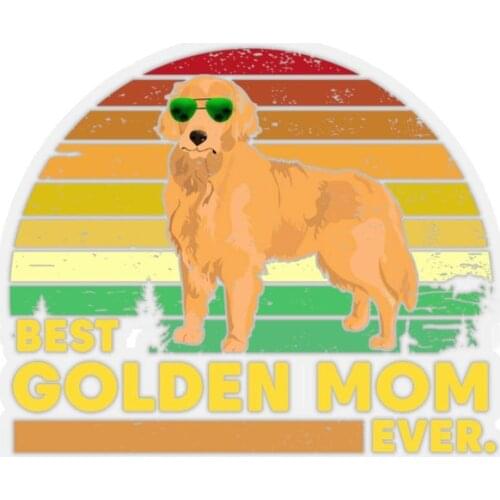 Golden Retriever Sticker - Best Golden Retriever Mom Ever - DG008GLDWM09