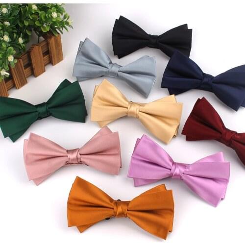 New Irregular Solid Bow tie Casual Shirts Black Bow ties For Men Women Bow knot Wedding Bow Ties Cravats Party Bowties For Gifts