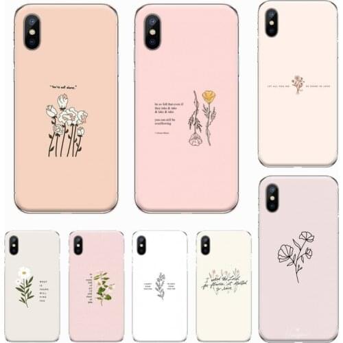 Great Aesthetic Flower art daisy Phone Case For iphone 12 5 5s 5c se 6 6s 7 8 plus x xs xr 11 pro max mini