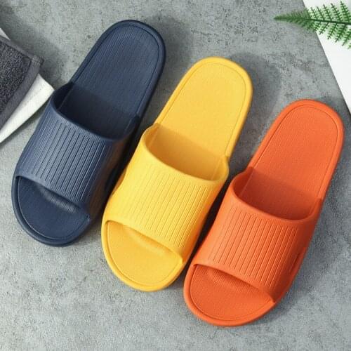 Wholesale Ladies Beach Flip Flops Couples Home Shoes Women/Men Indoor Bathroom Slippers Female Open Toe Sandals Summer Slides