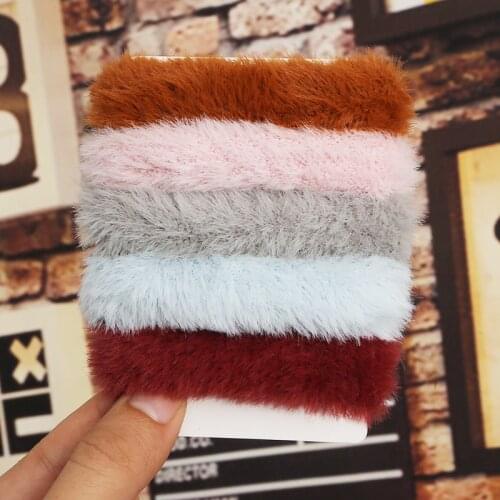 New True Fur Rabbit Hair Soft Elastic Hair Bands Women Girls Cute Scrunchie Ponytail Holder Rubber Band Fashion Hair Accessories