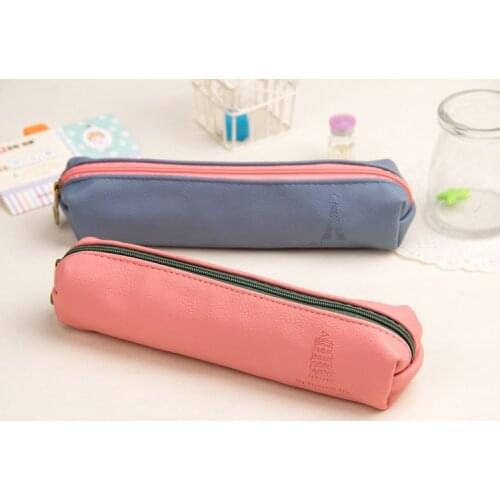 Student stationery box supplies pencil case female students simple student box pencil bag stationery bag cosmetic storage bag