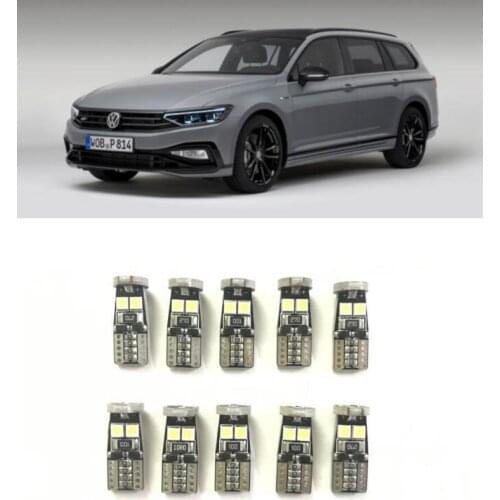 Canbus w5w Led interior lights For vw polo passat b5 b6 golf 4 touran t5 tiguan golf 5 AMAROK BEETLE BORA CADDY cc CRAFTER
