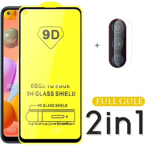 2 in 1 9d protective glass on samsun a11 camera lens screen protector for samsung galaxy a11 a 11 sm-a115f safety glass film