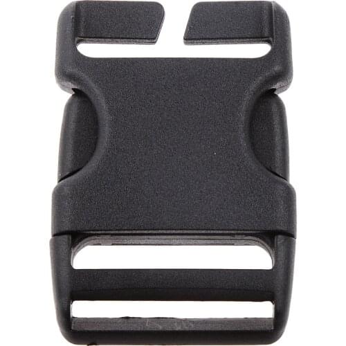 1Pcs 20/25/38/50mm Black Plastic Side Release Clasp Buckles Webbing Strap