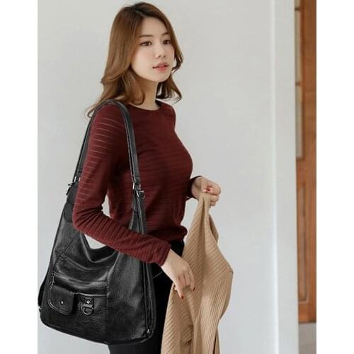 2021 NEW Hot Women Leather Handbags Women Messenger Bags Designer Crossbody Bag Women Top-handle Bags Tote Shoulder Bags