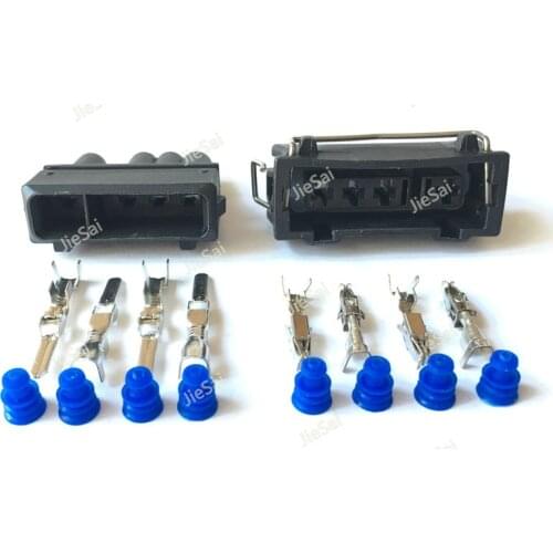 4 Pin 357 972 754 J / 357 972 964 K Sensor Plug Automotive Socket Connector VW