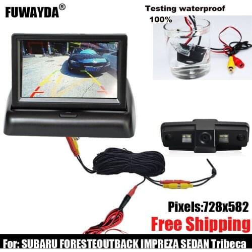 Free shipping!!! SONY CCD Chip Car Rear View Reverse Backup Parking CAMERA for SUBARU FORESTER/OUTBACK/IMPREZA SEDAN /Tribeca