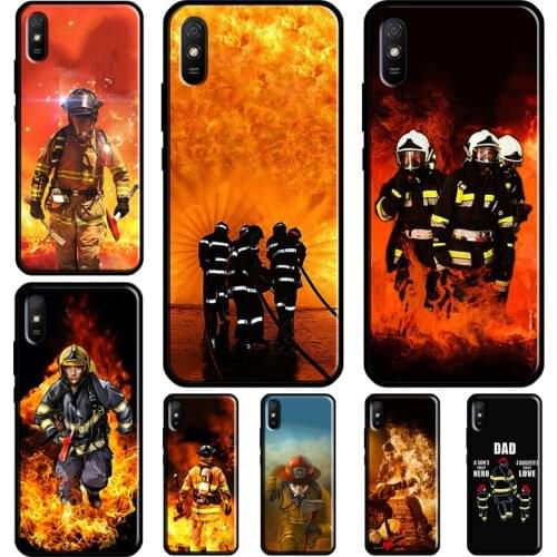 Firefighter Heroes Fireman For Redmi Note 10 Pro Cover For Redmi Note 9 8 Pro 8T 7 9S Case For Redmi 9A 9T 9 9C 8A 7A