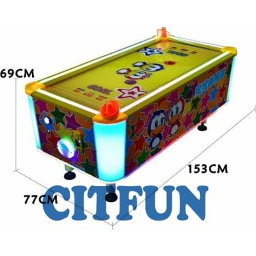 Coin operated mini super air hockey table simulator game machine GM012F