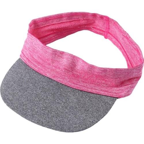 2019 Adult Summer Sun Visor Breathable Elastic Outdoor Sports Visor Cap Ultralight Quick Dry Golf Tennis Running Hat