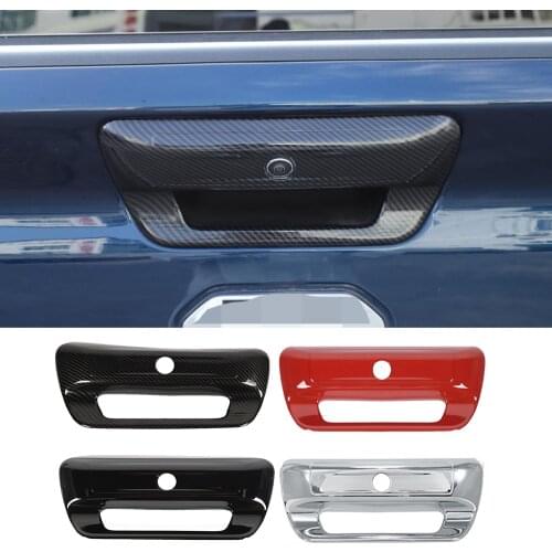 ABS Exterior Rear Door Tailgate Handle Cover Trim for Dodge Ram 2018-2021 Car Decoration Accessories