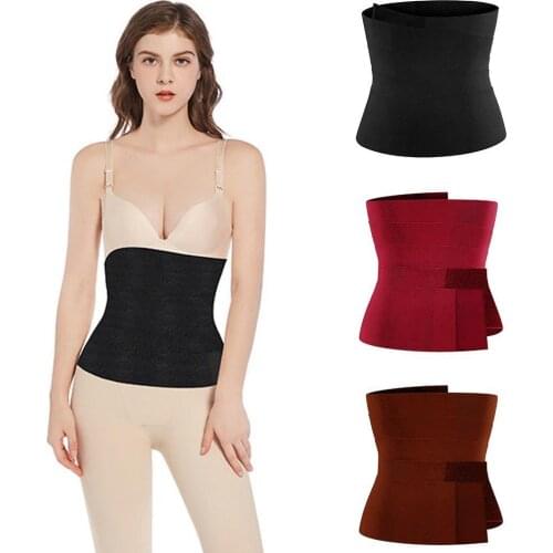 2021 New 3Colors Abdomen Tight Waist Belt For Women Thin Yoga Sports Fitness Girdle Trainer Corsets Black Long Binding Waistband