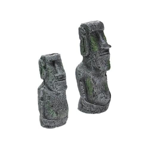 New amphibian incubator and fish tank aquarium Landscaping crawler decorative Easter I. stone resin Landscaping Aquarium Landsca