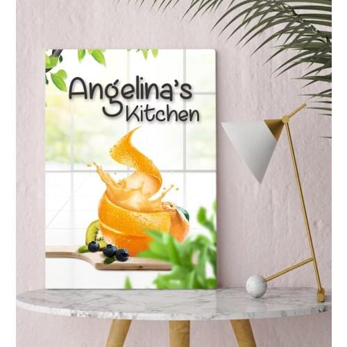 Personalized Kitchen Canvas Decoration Gift Dear Moment Happy Design Modern Good Quality Reliable Wall Special Occasions Memory