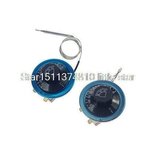 220V 16A NC Thermostat Knob Temperature Switch Controller Probe 50-300 Celsius