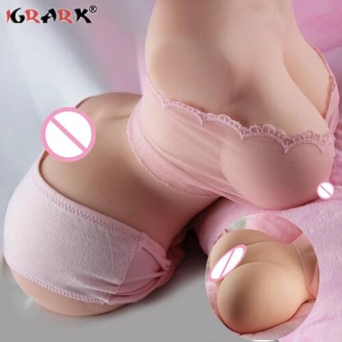 Sexy Women Half Body Sex Doll for Men Huge Fat Ass Lifelike Vagina Big Boobs Breast Adult Product Love Sex Toys Male Masturbator