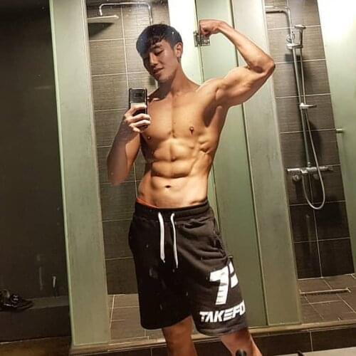 New Fashion Men Sporting Beaching Shorts Trousers Cotton Bodybuilding Sweatpants Fitness Short Jogger Casual Gyms Men Shorts