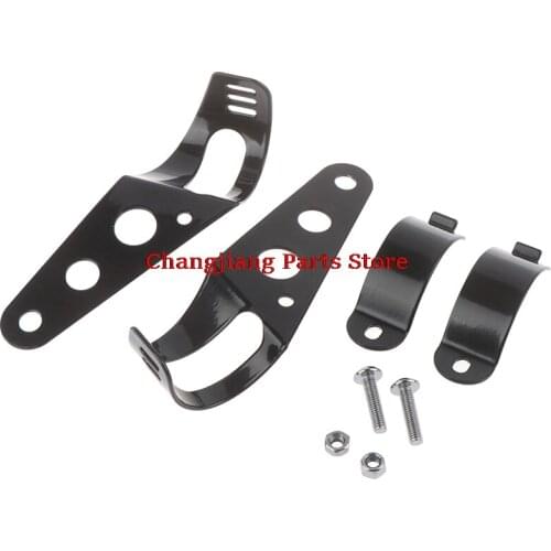 Universal Motorcycle Modified Front Headlight Mounting Braket Aluminum Front Headlight Bracket Motorcycle Parts 35mm- 43mm