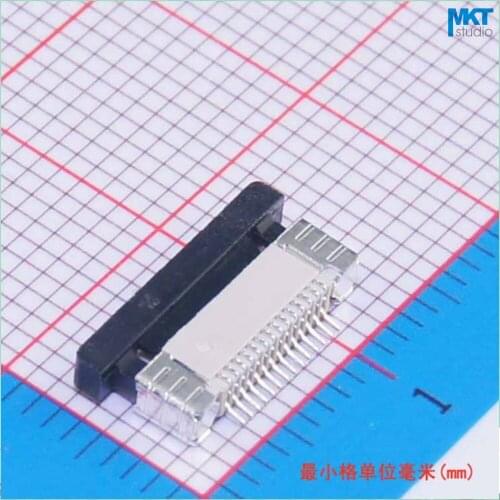 100Pcs Low/Upper Contact Type Drawer Mode 14 Pins 14P 0.5mm Pitch 2.0mm Height FPC FFC Connector