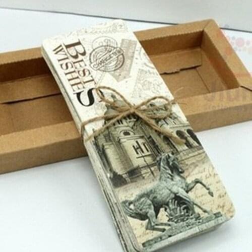 12sets/lot Vintage Different European Scenes France Paris Tower Bookmark Set school supplies stationery