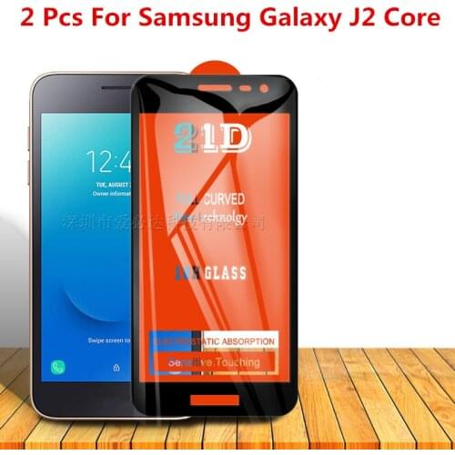 2 Pcs Full Cover Tempered Glass For Samsung Galaxy J2 Core Screen Protector For SAMSUNG galaxy j2 core Glass Film