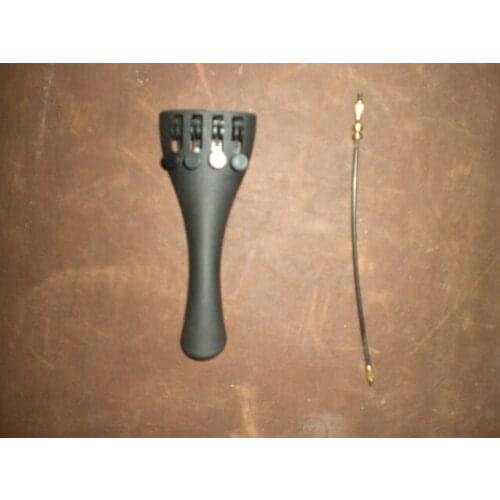 6 PCs VIOLA Tail Piece 16 inch Carbon Fiber tail piece and 6 PCs Violin Tail Guts 16 inches