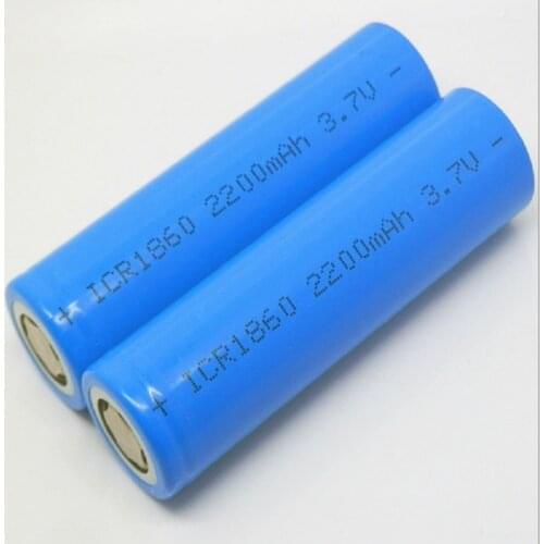 18650 battery 3.7V 2200mAh rechargeable lion battery for Led flashlight batery litio battery Wholesale