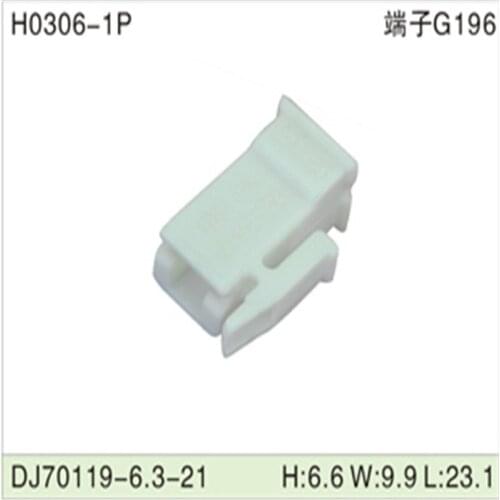 Free shipping 500 pcs Car Electronics & Motorcycle Accessories & Parts DJ70119-6.3-21 6.3mm 1Pin for Tyco automobile connector