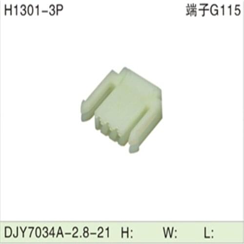 Free shipping 500pcs DJY7034A-2.8-21 3Pin AMP Car Electrical Wire Connectors for VW,BMW,Audi,Toyota,NISSAN AND other