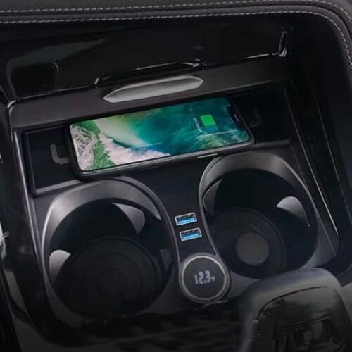 10w car QI wireless charging phone charger fast charging plate accessories for BMW 1 Series F40 120i 125i 2020 201