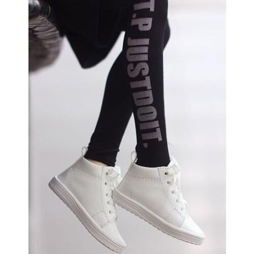 D01-P498 children handmade toy 1/3 1/4 uncle Doll Accessories BJD/SD doll shoes white black Medium sneakers sports boots 1pair
