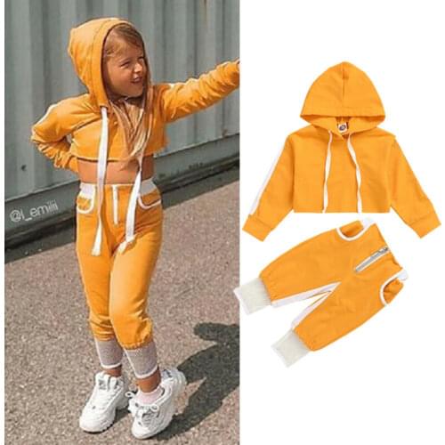 Children Clothing 2020 Autumn Baby Toddler Boys Clothes Set Hoodie+Pants 2pcs Outfit Kids Clothes Suit For Girls Clothing Sets