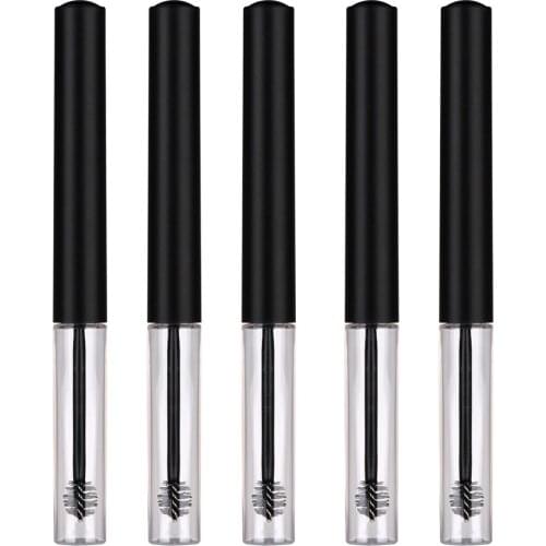 5pcs Empty Mascara Tubes 3.4ml Plastic Eyelash Vials Refillable Bottle Diy Cosmetics Castor Oil Container Makeup Accessories