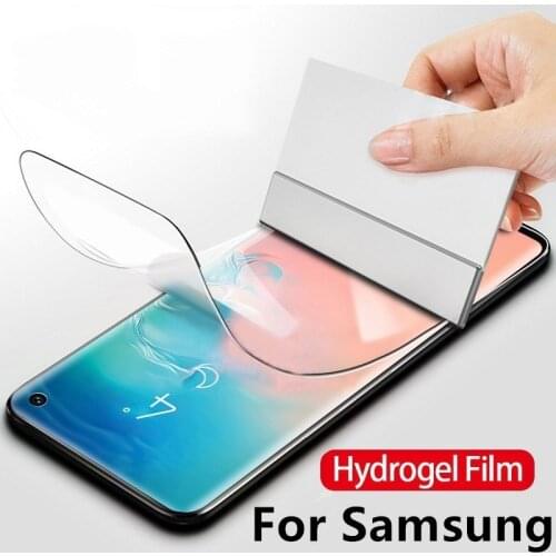 Hydrogel Film Screenprotector for Samsung a80 a70 a50 s10 s10e s8 s9 plus note 10 plus Screen Protective Protection Ecran Vitre