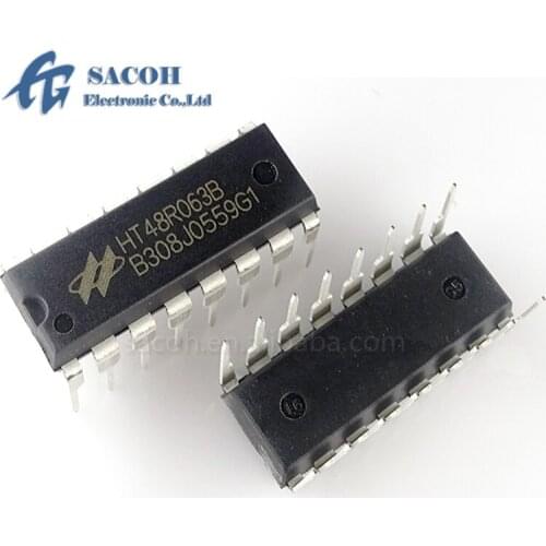 10PCS/lot New OriginaI HT48R063B HT48R063 or HT48R064B HT48R064 DIP-16 8-Bit OTP MCU integrated circuit