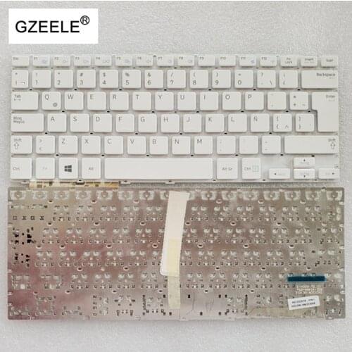 Spanish SP for SAMSUNG 905S3G 915S3G NP915S3G NP905S3G laptop keyboard White/BLACK