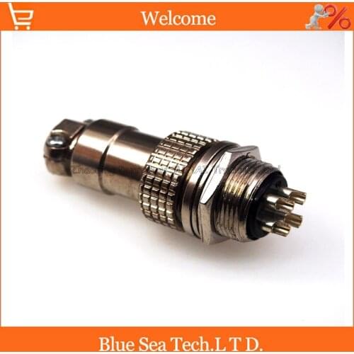 4 Pin 20mm Male&Female Wire Panel Connector kit GX20 Socket+Plug,RS765 Aviation plug,circular connector,silver Pin,high current