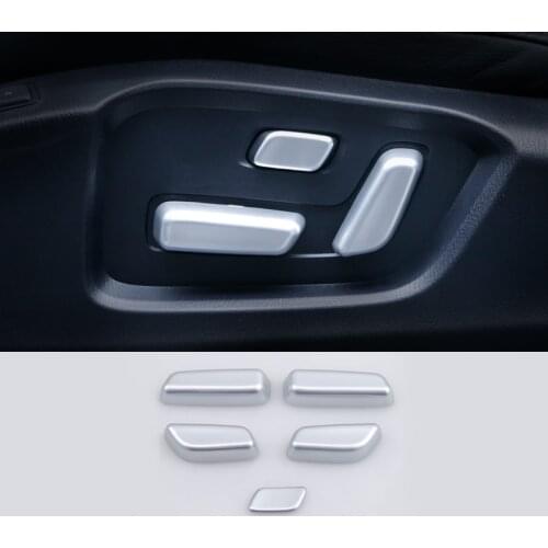Matte Chrome Interior Power Seat Adjustment Switch Cover Trims FOR 2014 2015 Mazda6 GJ ATENZA Mazda 6 M6 ( FIT Left hand drive )