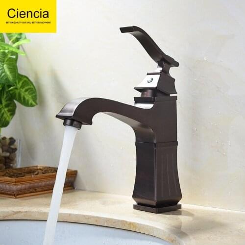 Copper ORB hot and cold basin tap washbasin tap washbasin tap on the basin tap ciencia