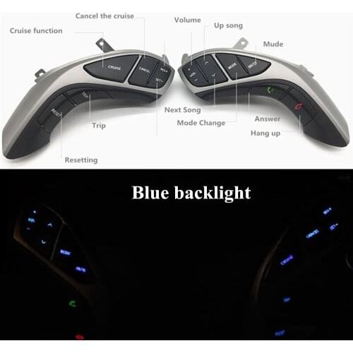 For Hyundai Elantra AT 2015 Multifunction Steering wheel button Audio and cruise control button with wire Car steering wheel